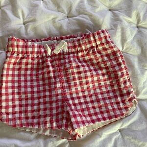 Cat & Jack red gingham shorts